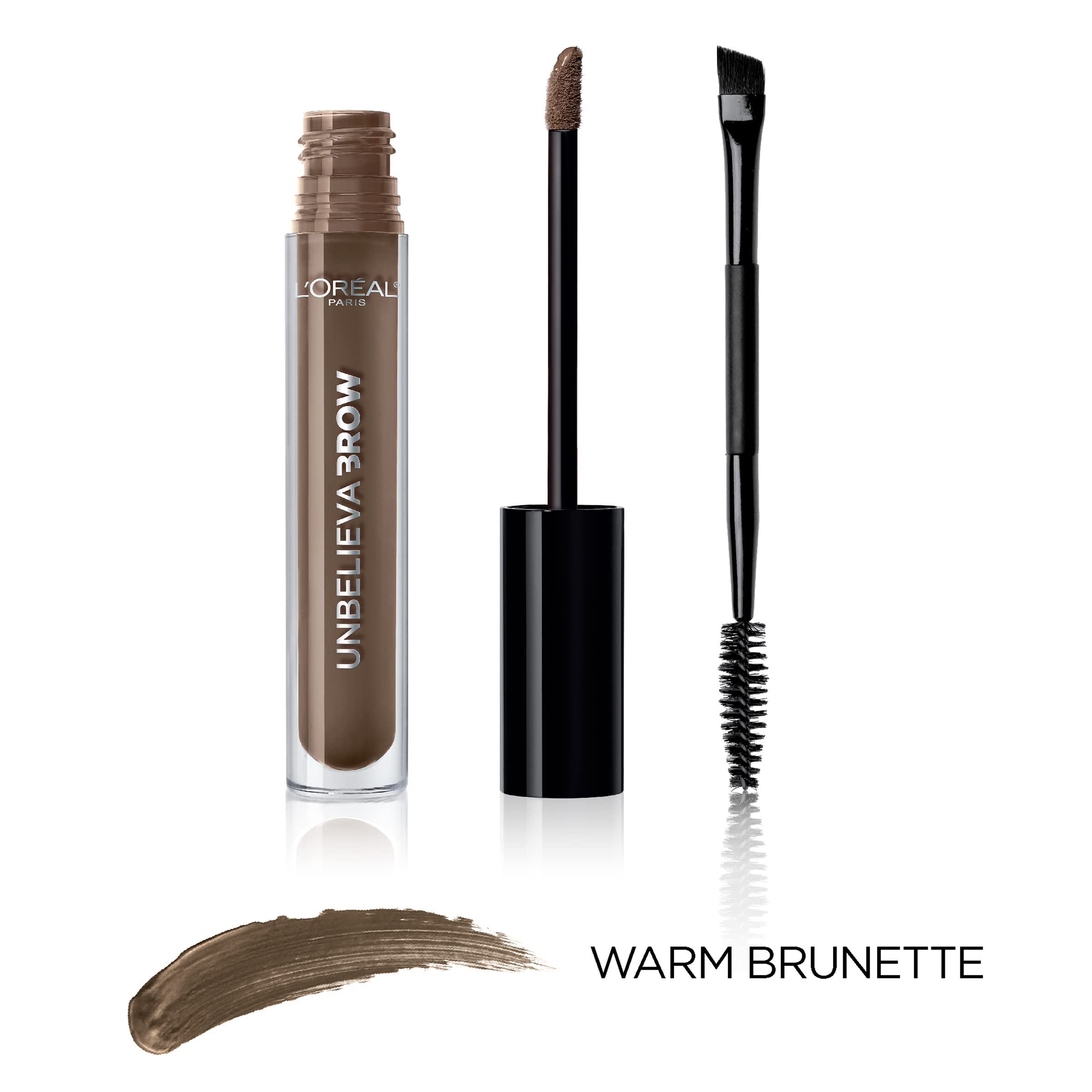 L'Oreal Paris Unbelieva-Brow waterproof film prevents smudge and transfer.