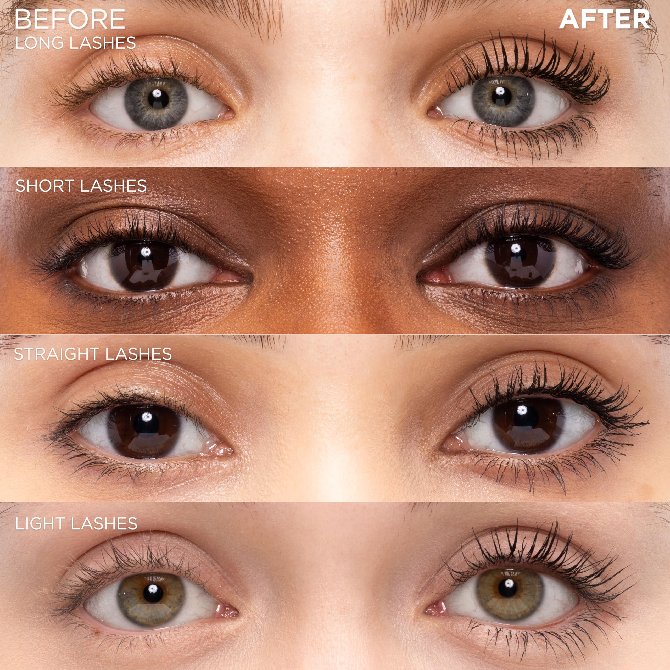 L'Oreal Paris Voluminous Original Mascara before application showing natural lashes