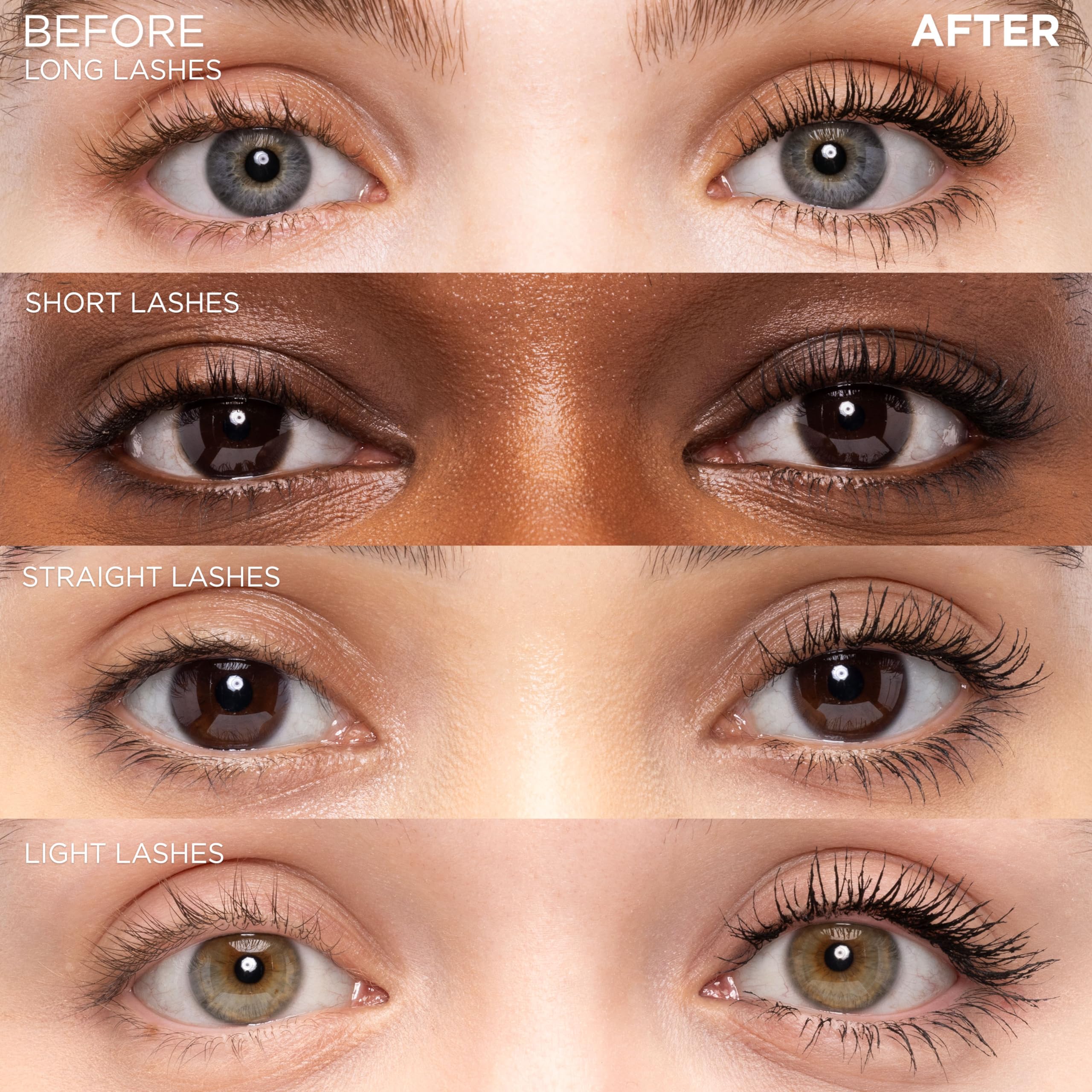 Close-up of L'Oreal Paris Voluminous wand lifting and separating lashes
