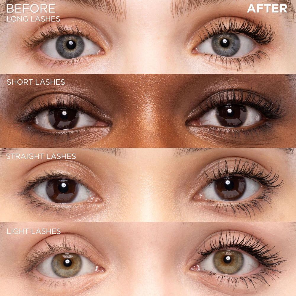 Close-up of L'Oreal Paris Voluminous wand lifting and separating lashes