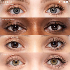Close-up of L'Oreal Paris Voluminous wand lifting and separating lashes