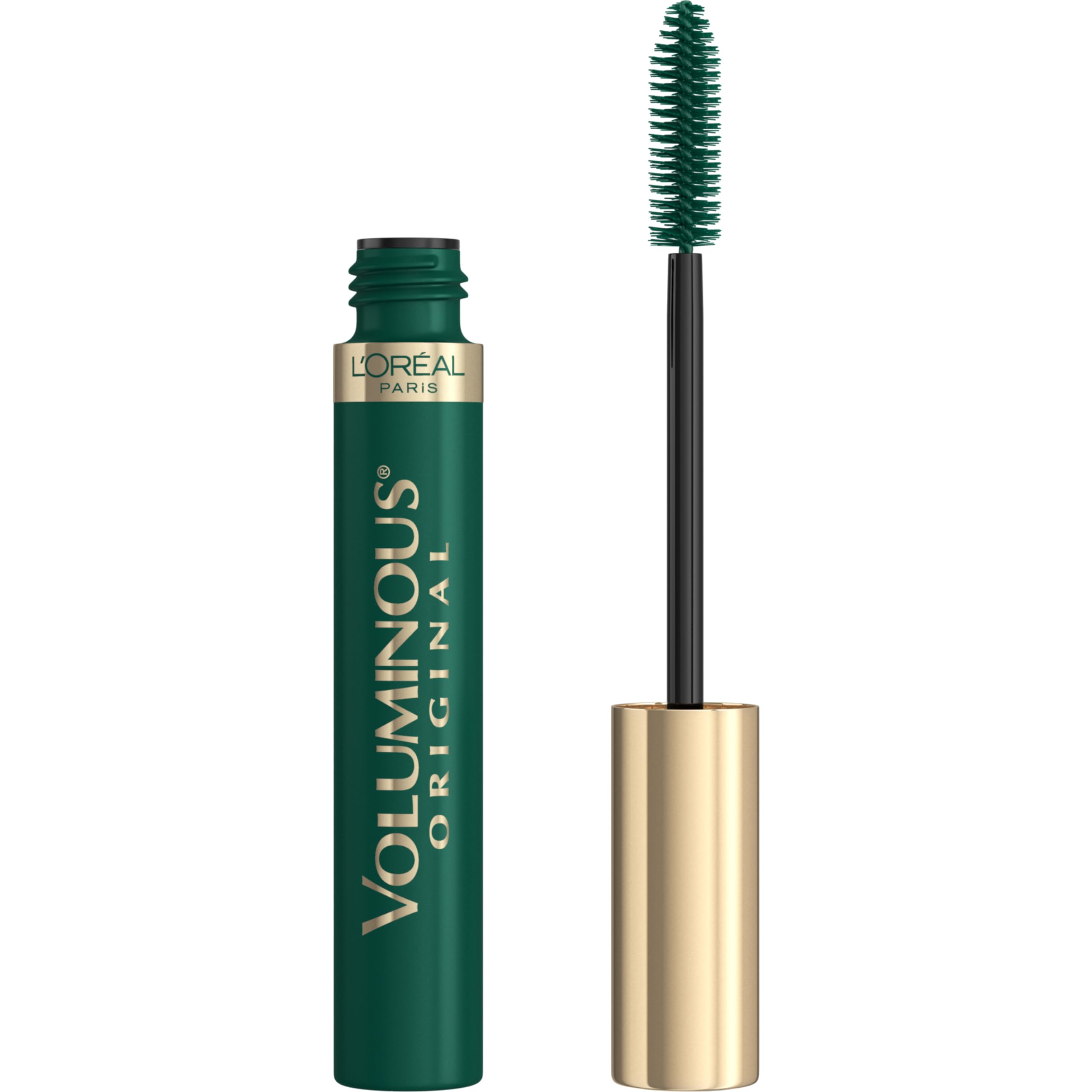 L'Oreal Paris Voluminous Original mascara wand close-up showing bold volume