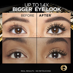 L'Oreal Paris Voluminous Panorama multi-level bristle brush ensures even application.