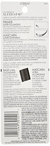 L’Oréal Paris Voluminous Superstar washable mascara in Blackest Brown for bold everyday lashes.