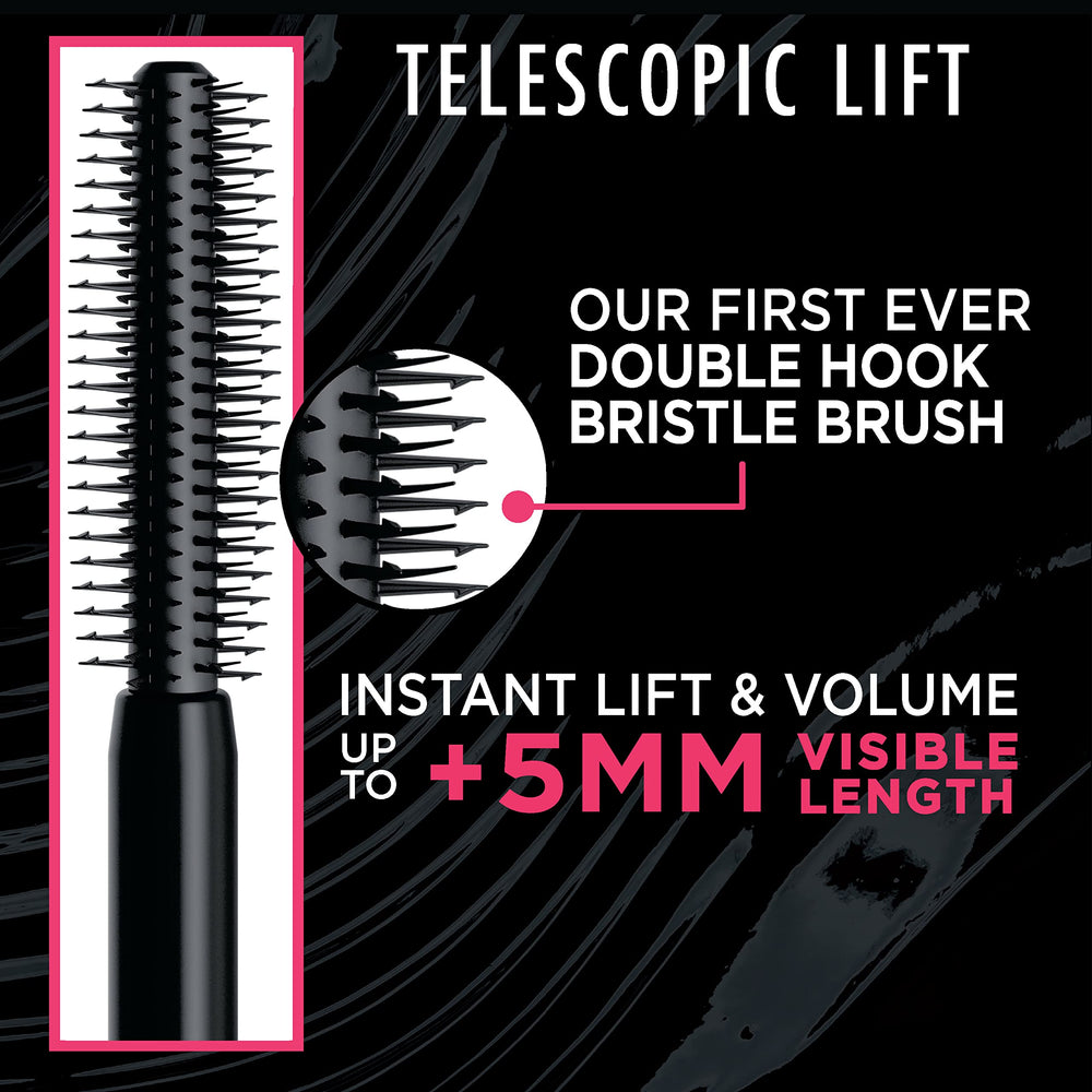 L'Oreal Paris Telescopic Lift waterproof shade swatch for smudge-free wear