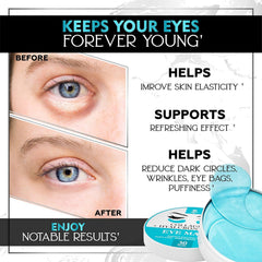 Lorelis Lab caffeine boost — energizing feel to awaken tired-looking eyes.