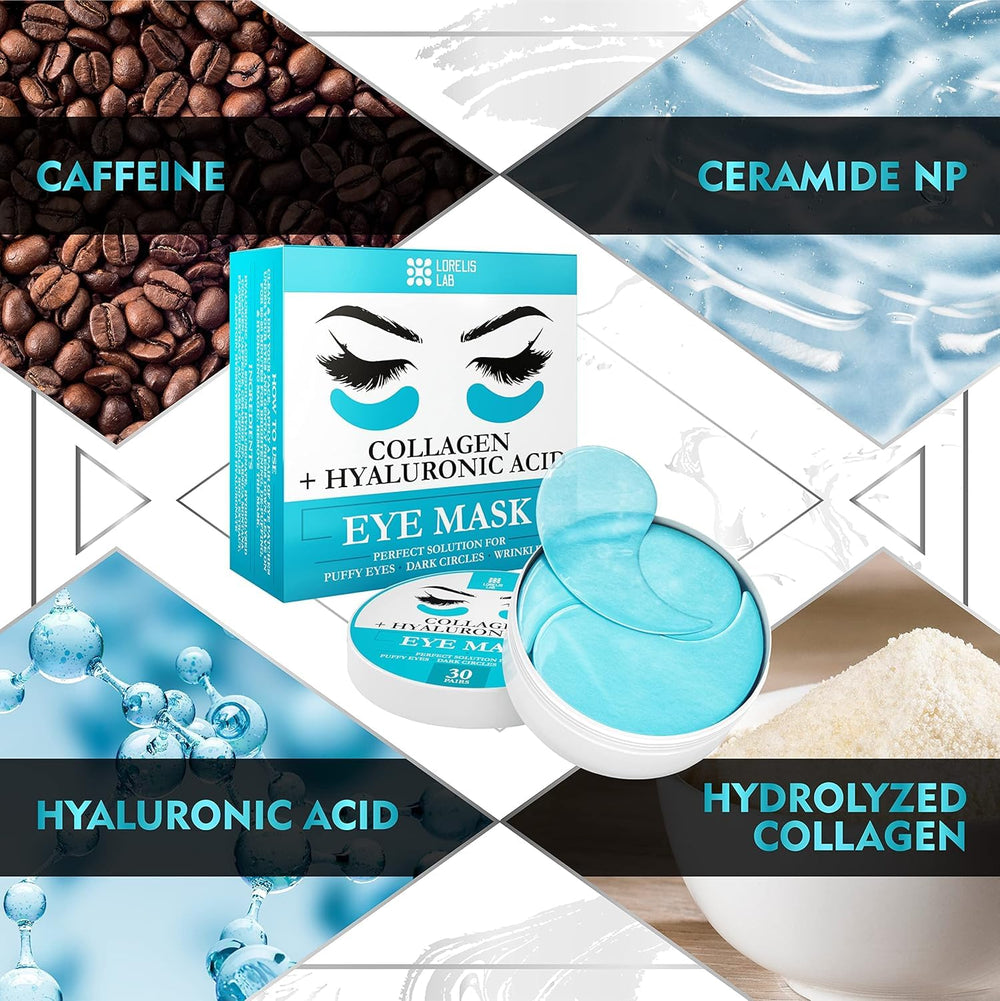 Lorelis Lab collagen focus — supports moisturized, smoother under-eye texture.