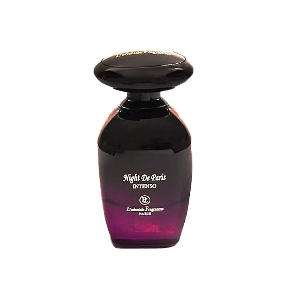 LOrientale Fragrances Night De Paris Intenso box showcases premium packaging for gifting.