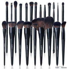 LORYP 21pc makeup brush set flat-top foundation brush for flawless coverage