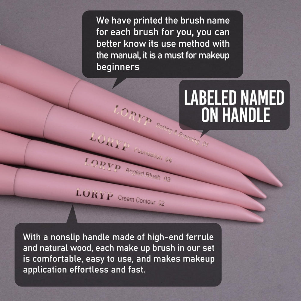 LORYP brushes for daily use by beginners and pros