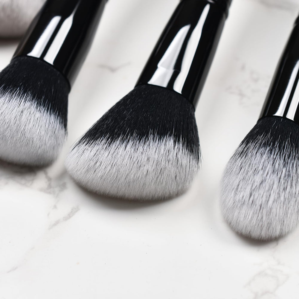 LORYP foundation brush blends liquids for seamless, airbrushed-looking coverage.