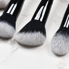 LORYP foundation brush blends liquids for seamless, airbrushed-looking coverage.