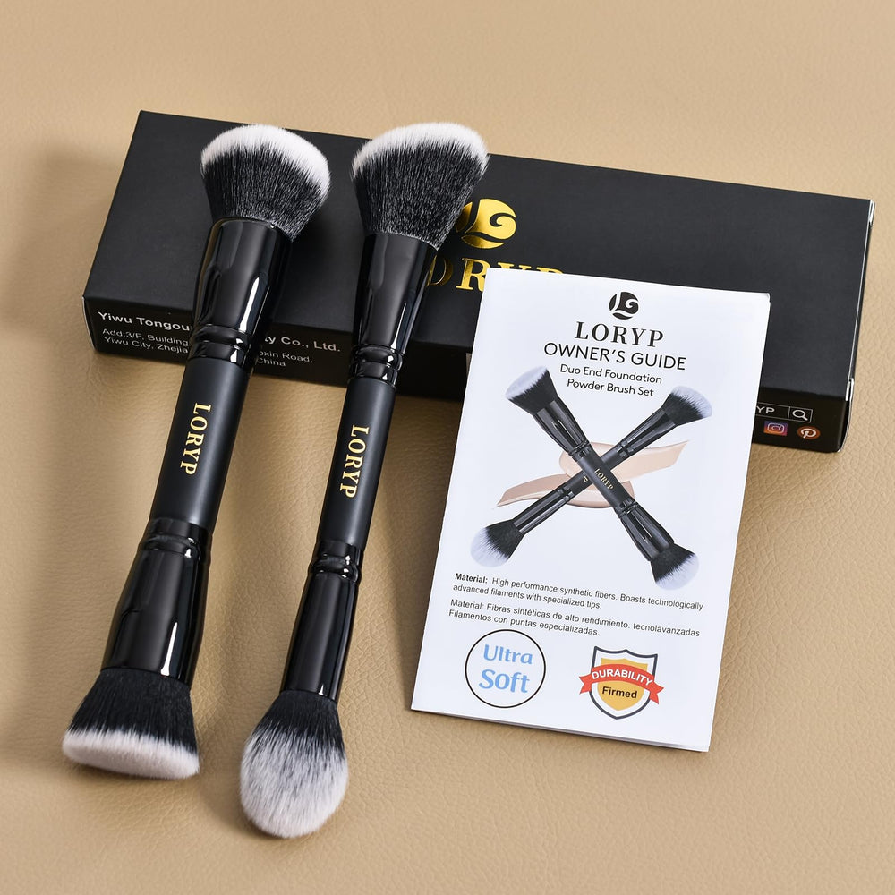 LORYP synthetic fibers provide high-performance bristles for smooth blending.