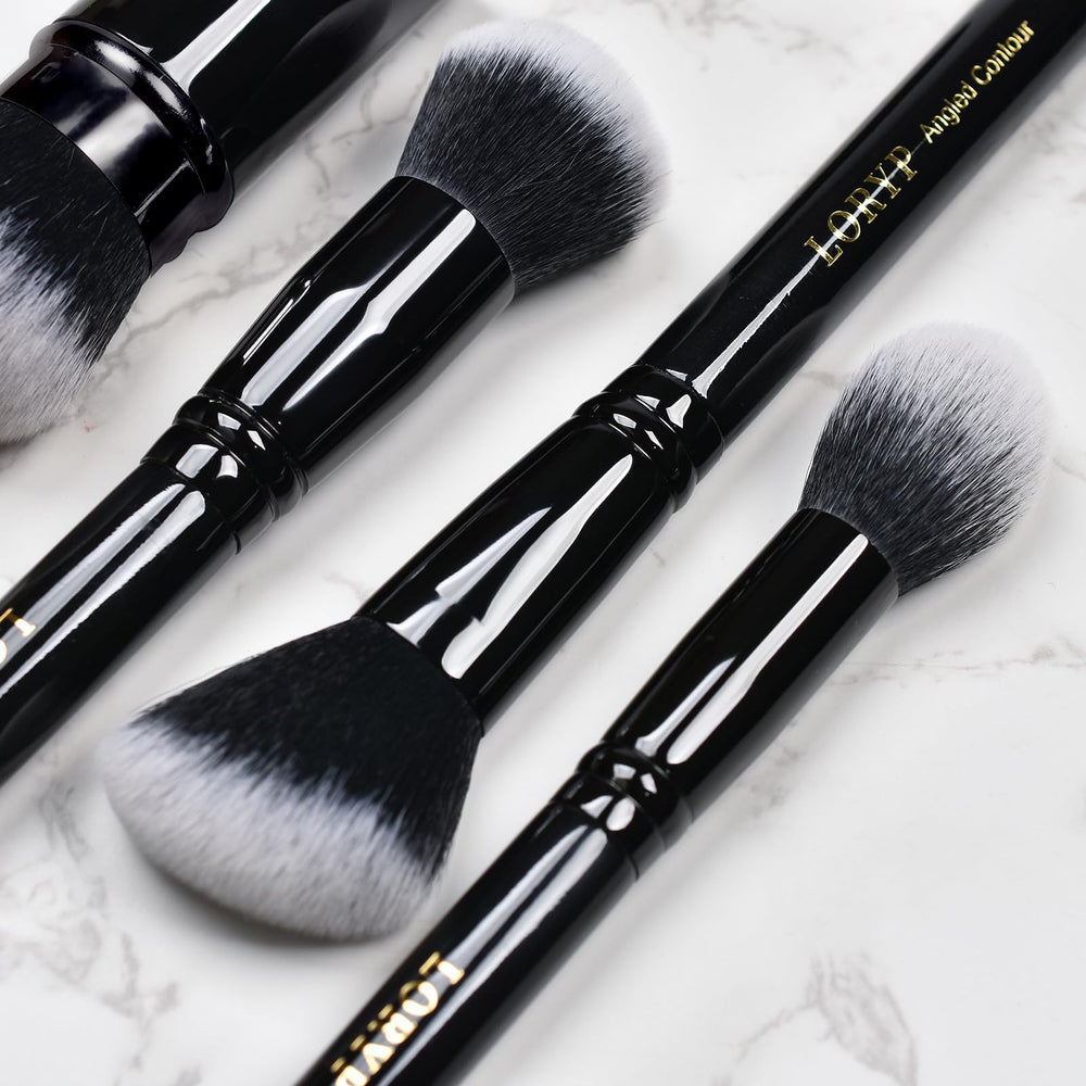LORYP vegan cruelty-free brushes reduce shedding and improve softness.