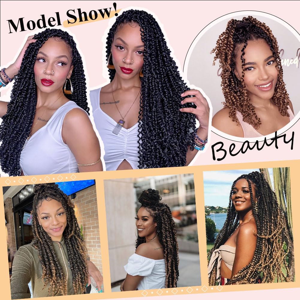 LOSMOEER passion twist color options display suggests versatile styling across outfits.