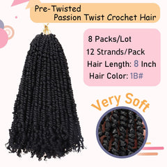LOSMOEER passion twist hair on model wear shows easy installation and versatile looks.