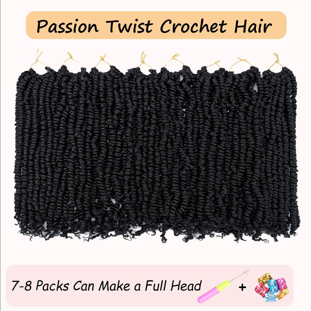 LOSMOEER passion twist hair pre-looped closeup highlights soft texture and natural shine.