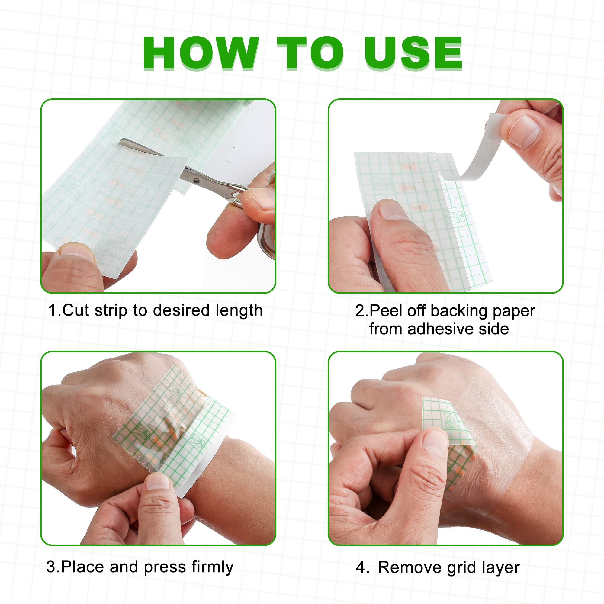 LotFancy bandage conforms to body contours for seamless wear during daily activities