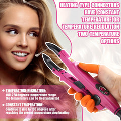 Lothee 12-pack hair clips keeps sections secure for precise styling