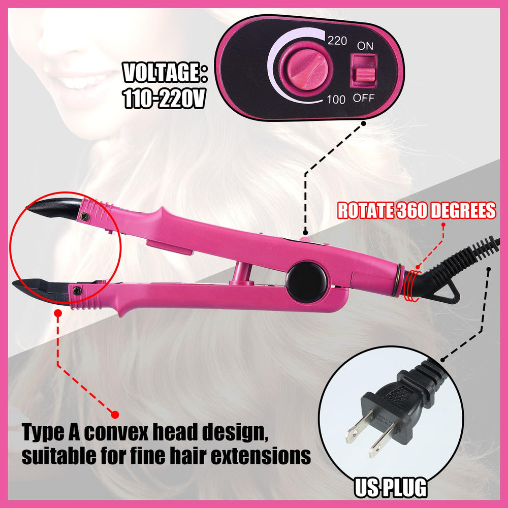 Lothee keratin beads white for versatile color blending in extensions