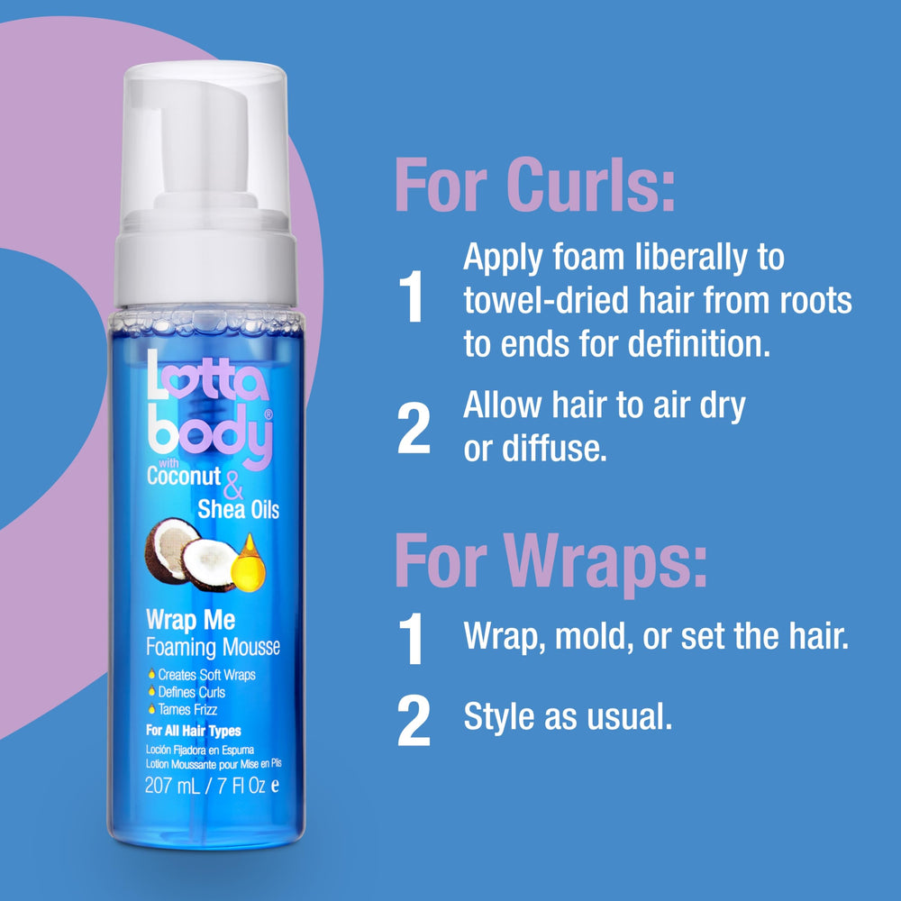 Lottabody Wrap Me packaging and creamy texture