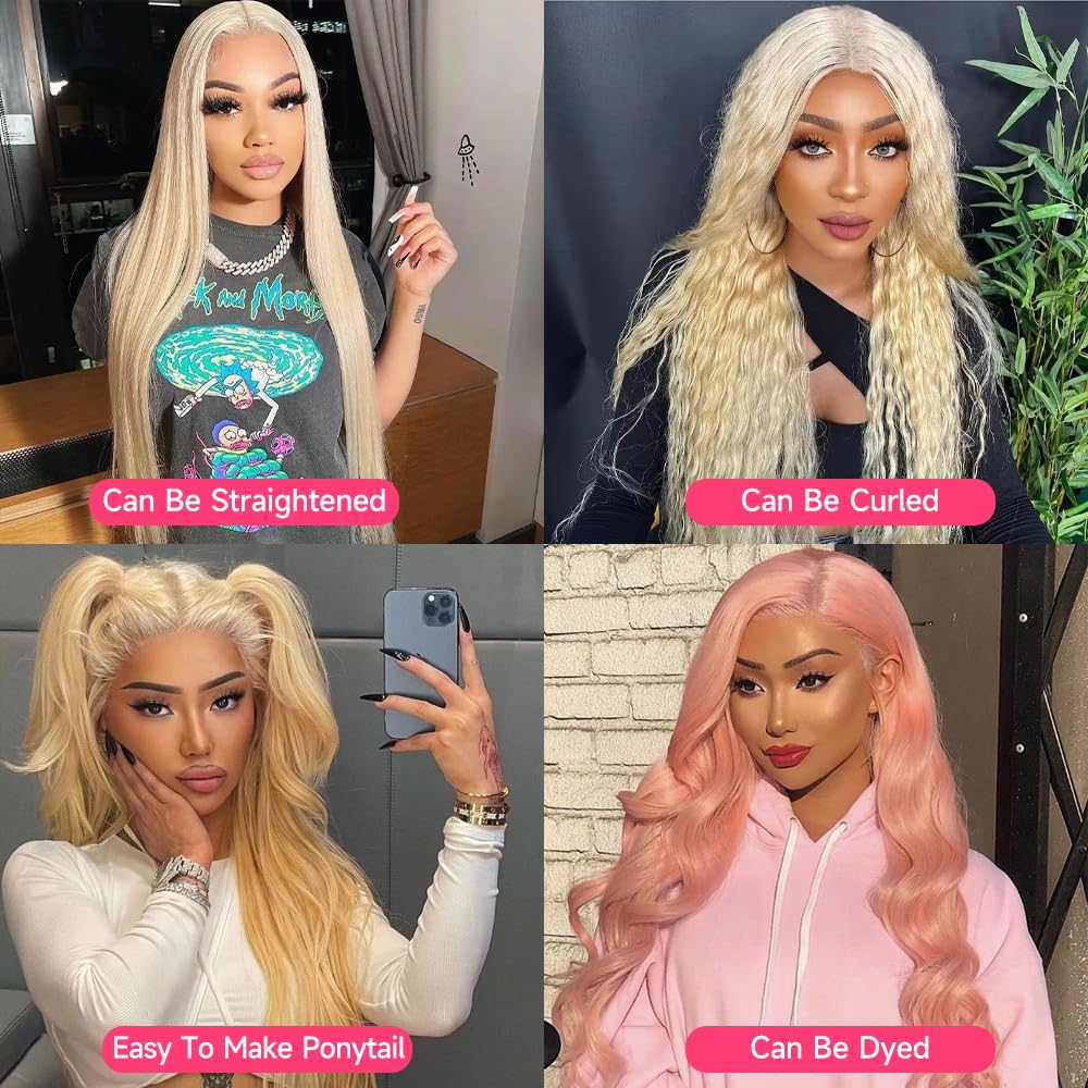 Lotulo 613 200 density blonde wig ideal for daily wear