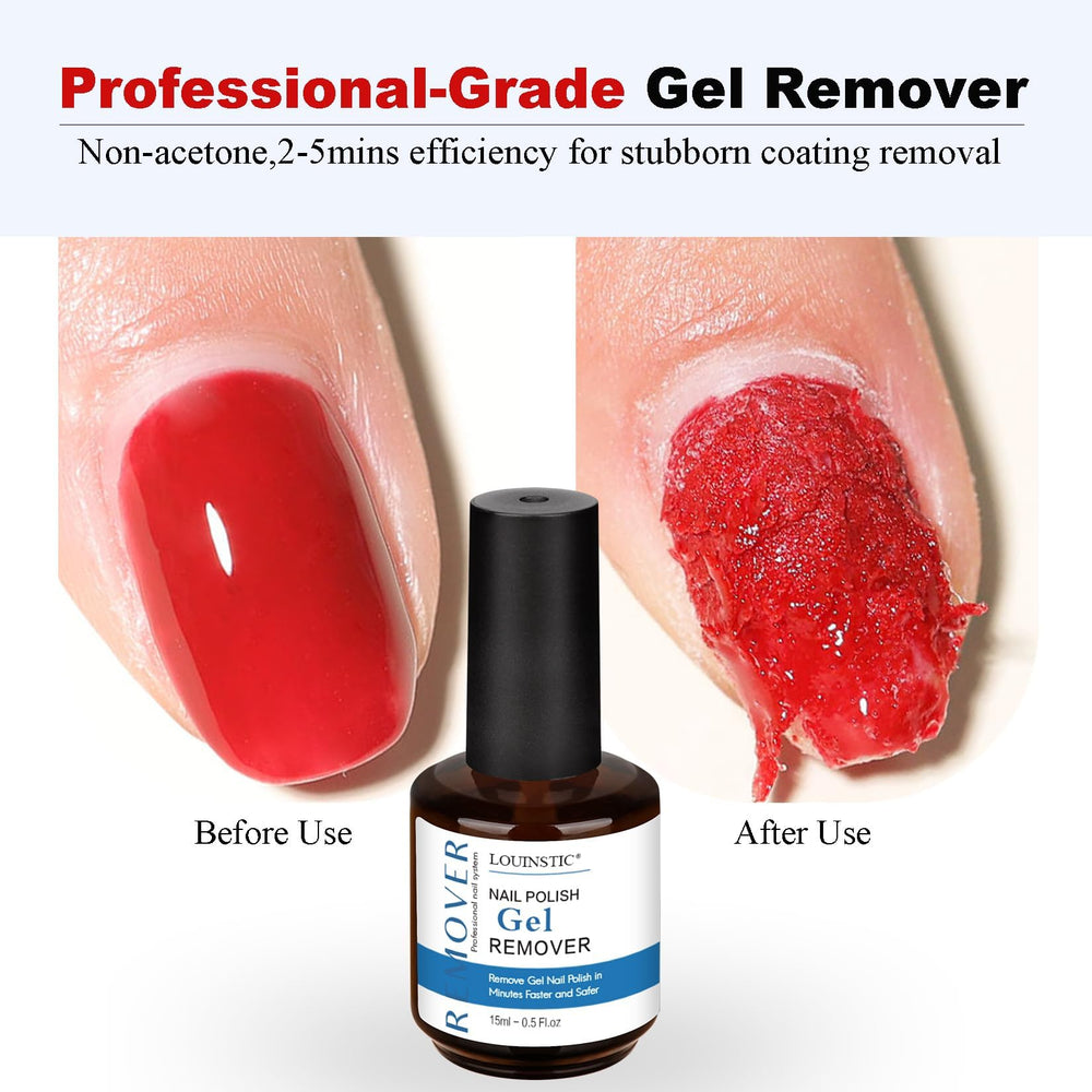 LOUINSTIC complete kit assembled for easy at-home gel polish removal