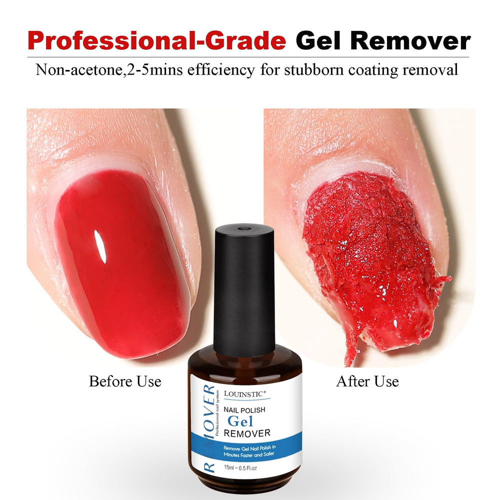 LOUINSTIC cuticle pushers included for precise nail prep.