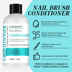 LOUINSTIC kolinsky-brush-conditioner-preserver extends brush life with gentle conditioning.