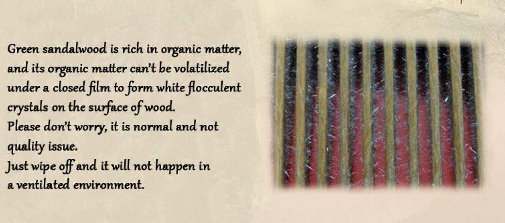 Close-up of sandalwood comb teeth for smooth glide