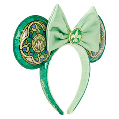 Loungefly Disney Princess stained-glass headband, officially licensed for collectors and fans.