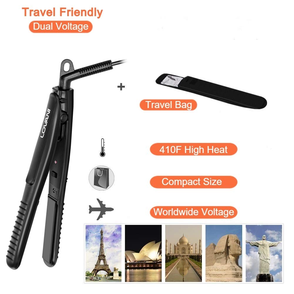 LOVANI travel case with heat-resistant lining protects during transit.