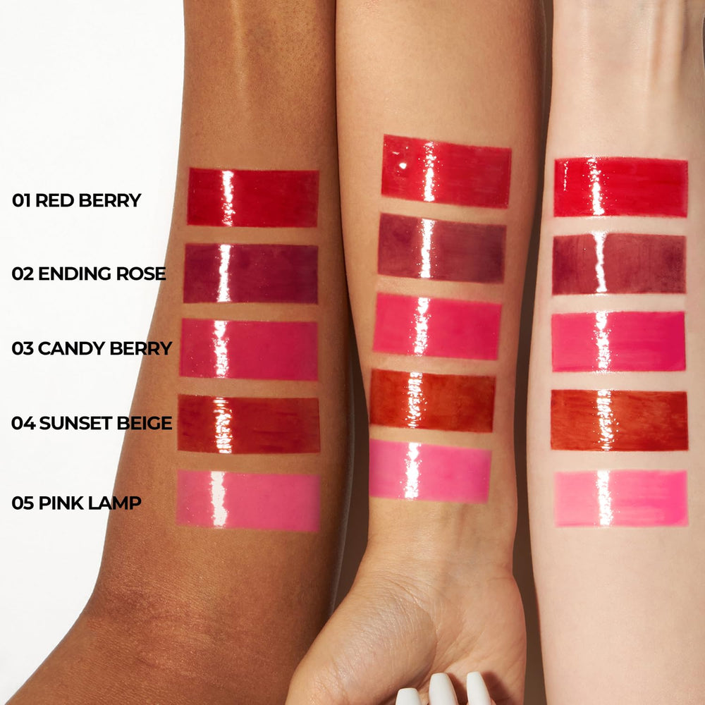 LOVB LOVB Pudding Glow lip tint non-sticky hydration keeps lips soft and comfortable.