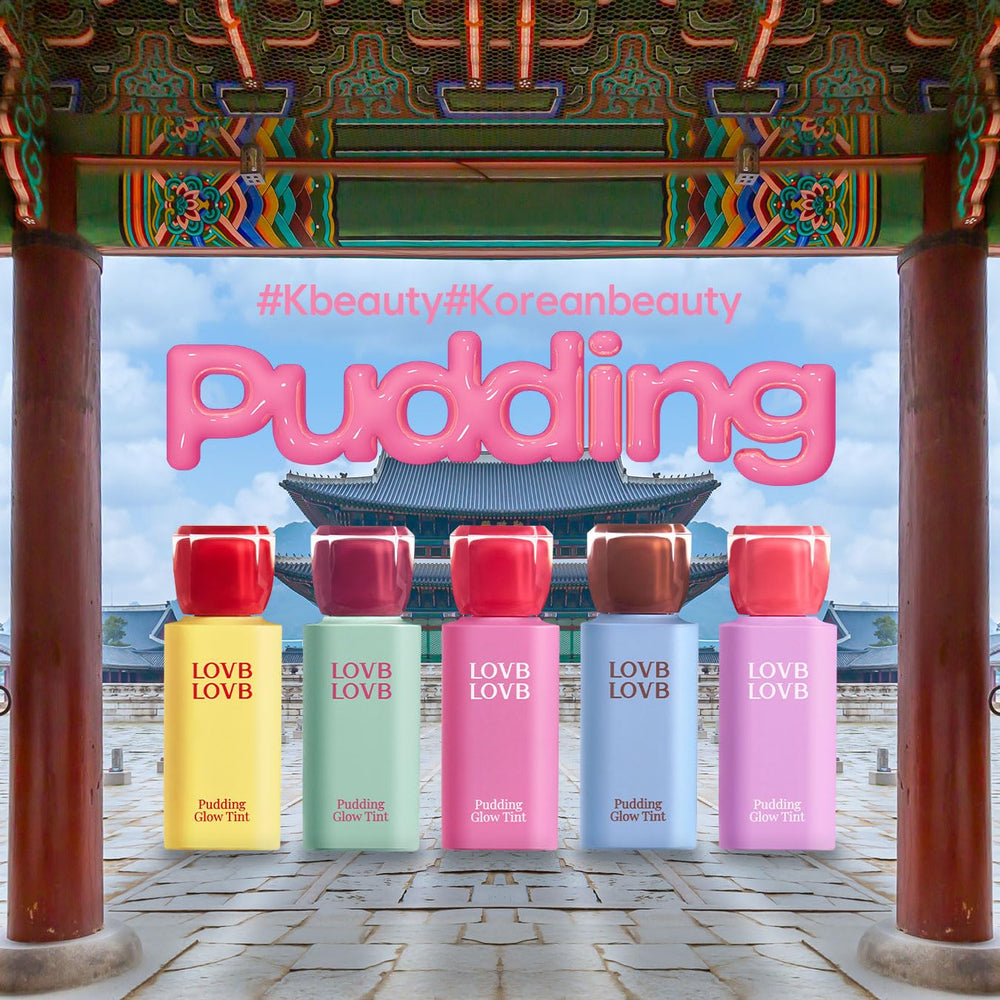 LOVB LOVB Pudding Glow lip tint Sunset Beige swatches reveal a natural, versatile shade.