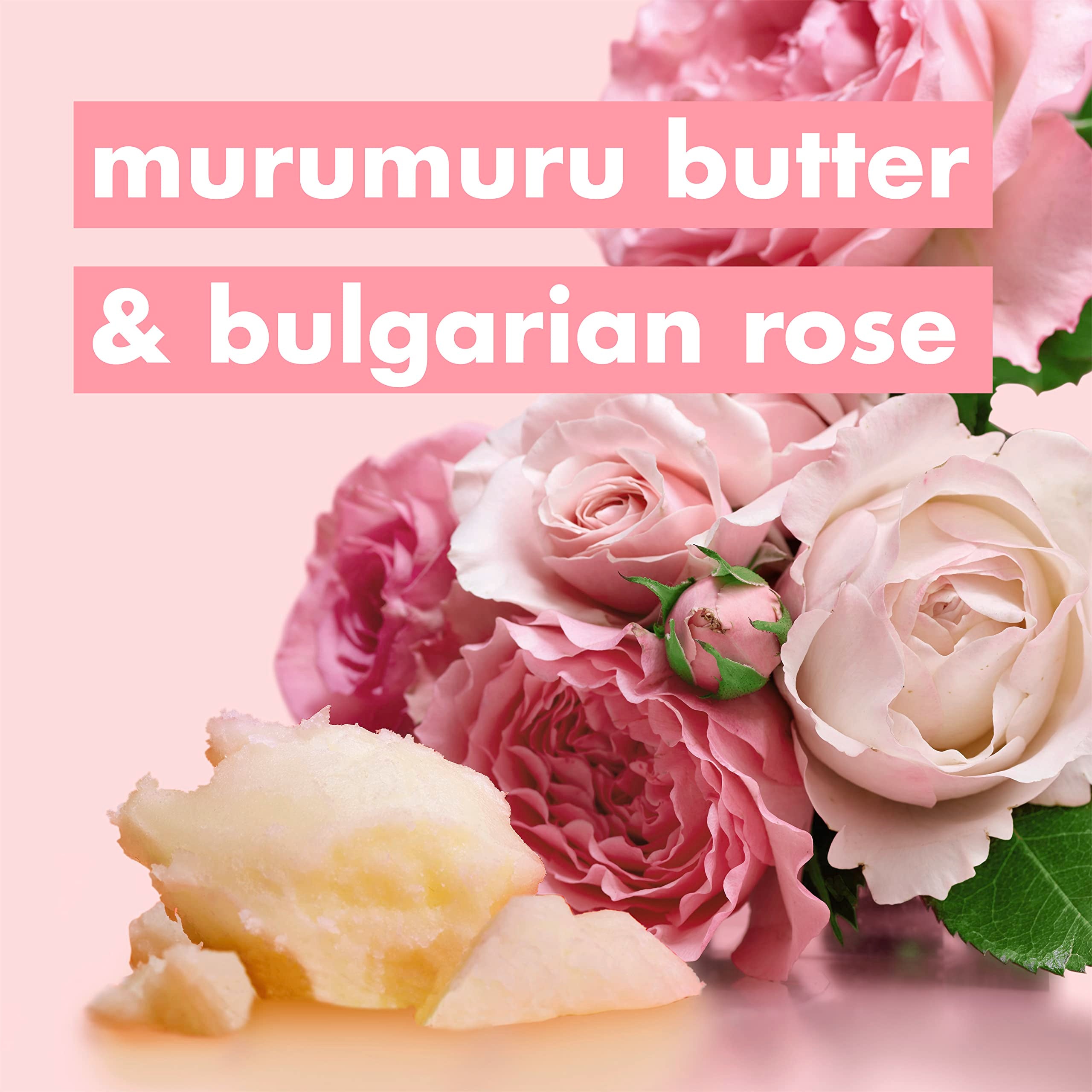 Love Beauty And Planet Blooming Color Shampoo rose petal closeup with fresh rosy fragrance