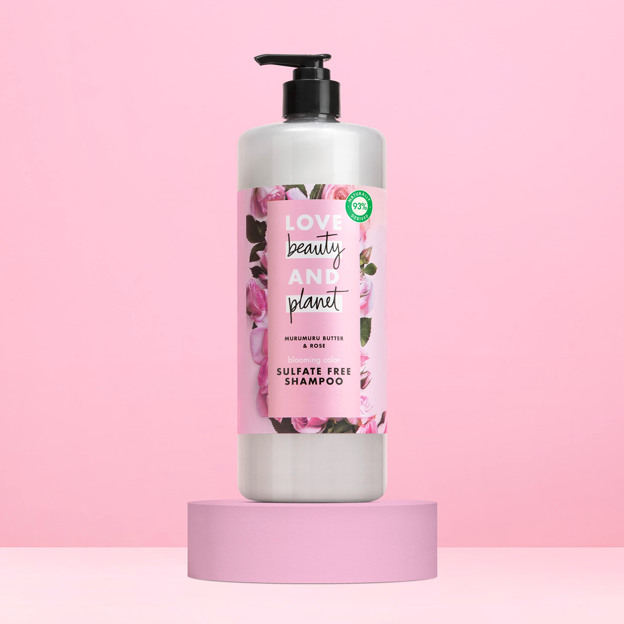 Love Beauty And Planet Blooming Color Shampoo rose valley bulgaria fragrance from ethical sourcing
