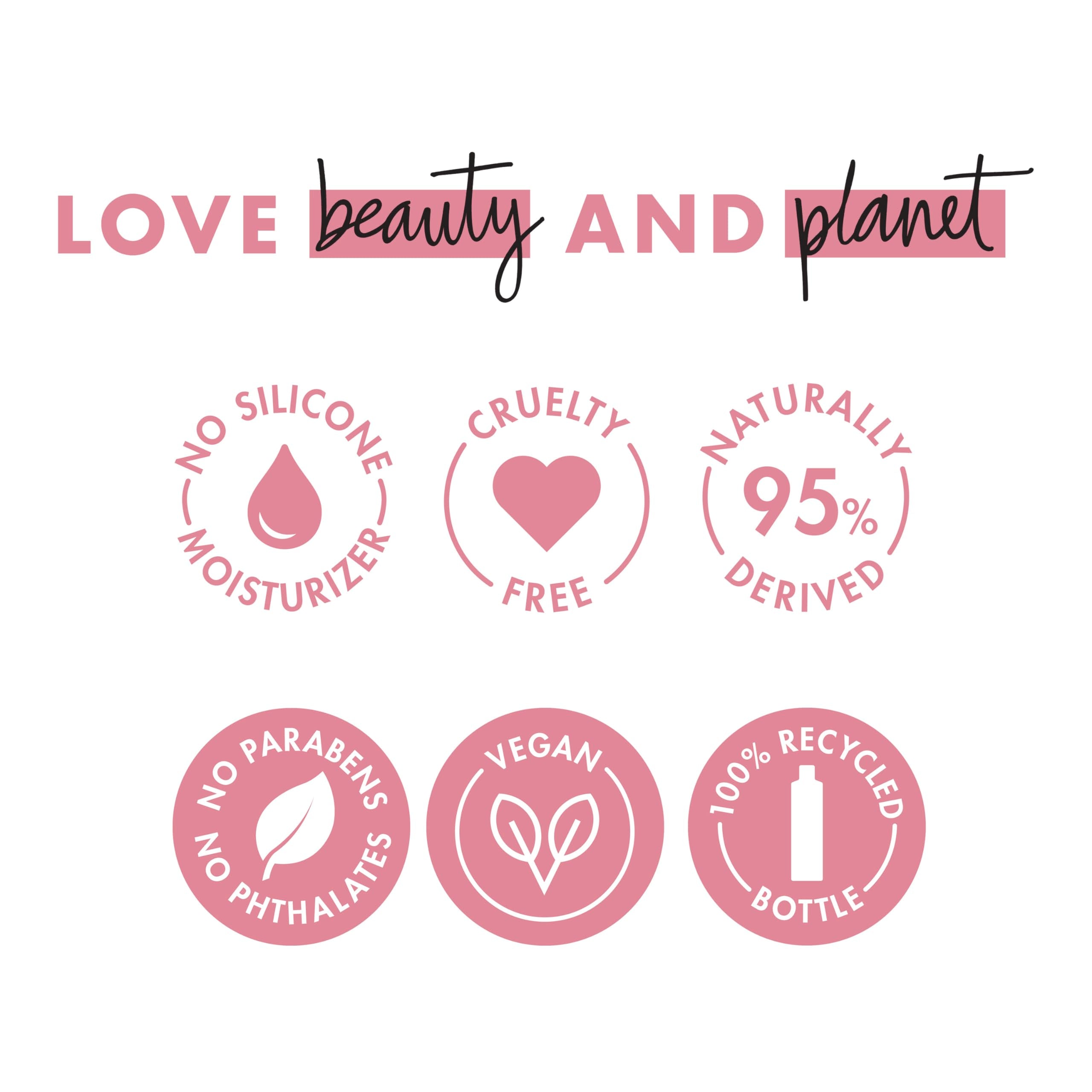 Love Beauty And Planet Delicious Glow Bulgarian rose petals closeup for ethical sourcing