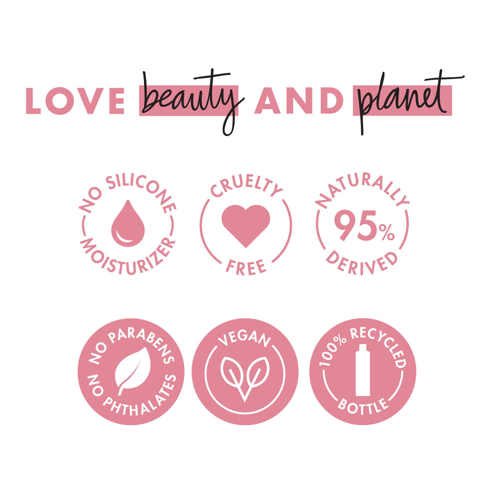 Love Beauty And Planet Delicious Glow Bulgarian rose petals closeup for ethical sourcing