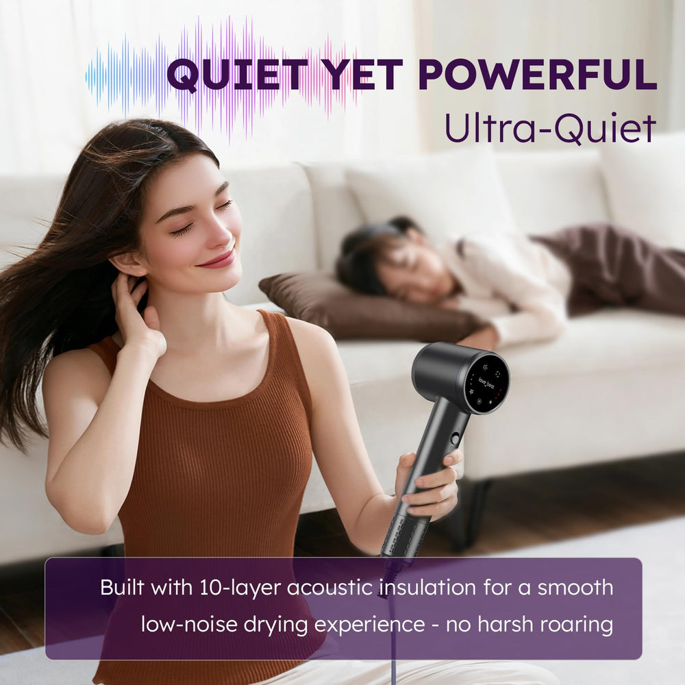 Love Best hair dryer powered by 110000 RPM motor.