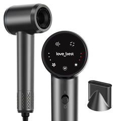 Love Best hair dryer with touchscreen control for precise styling.