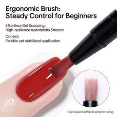 Love Easy beginner-friendly design for easy gel nails.