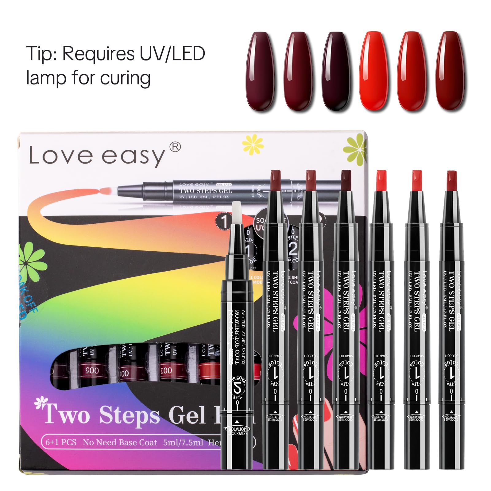 Love Easy compact travel-ready kit fits in a bag for on-the-go nails.