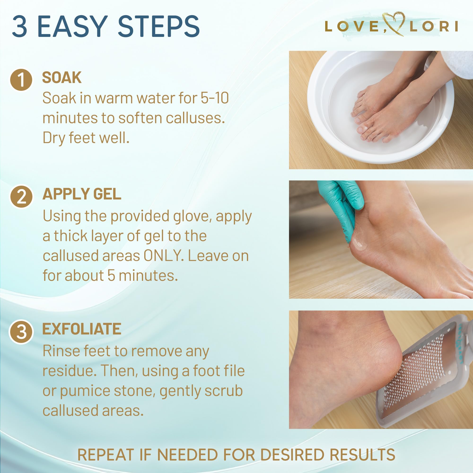 Love Lori gloves and bottle staged to show safe, clean application