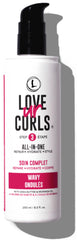 Love Ur Curls All-in-One Styler bottle pour for defined waves and hydration