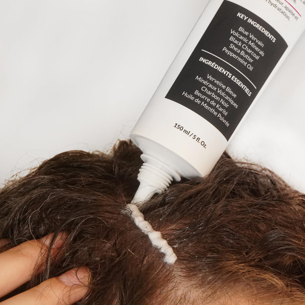 Love Ur Curls Exfoliating Scalp Scrub gluten-free formula suits sensitive skin