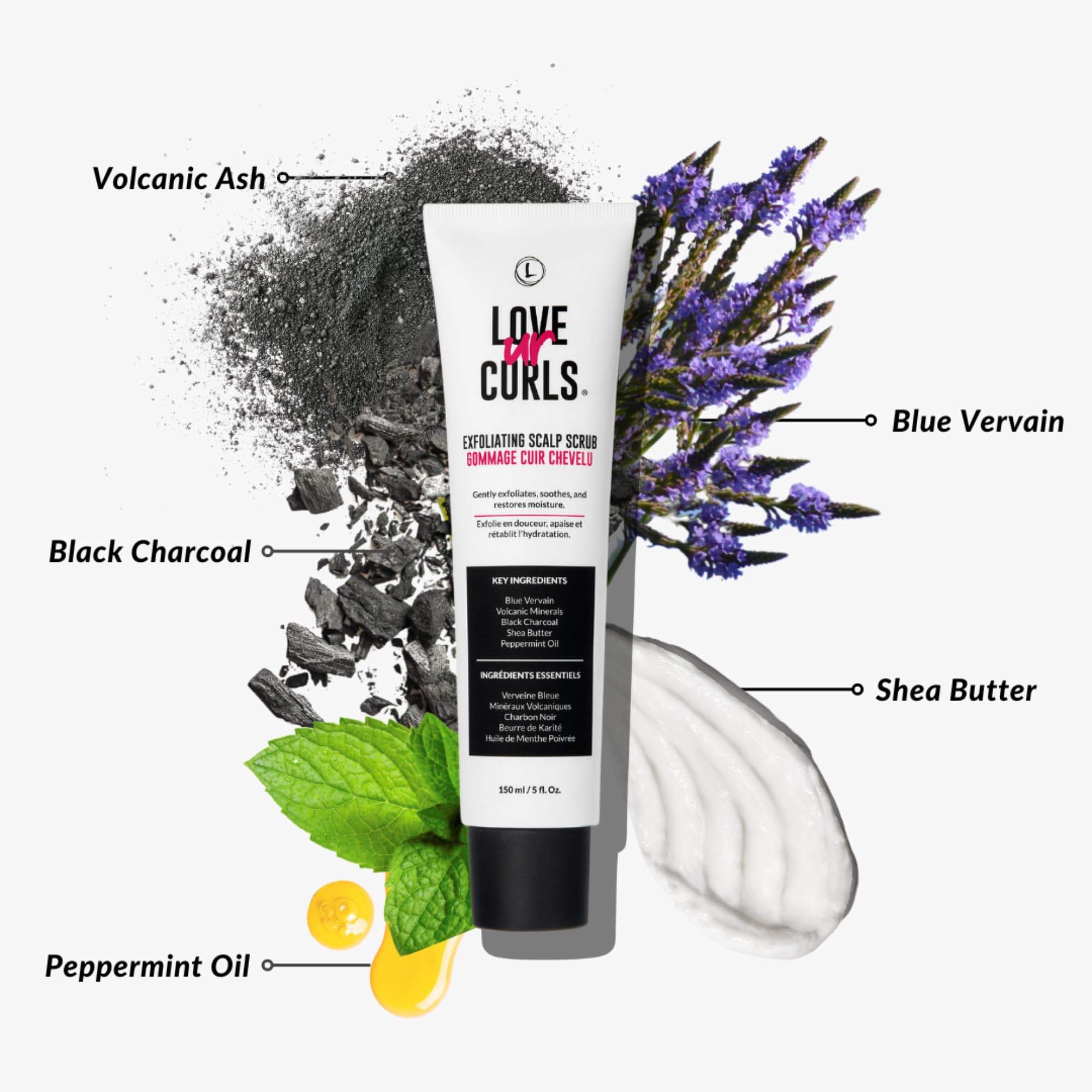 Love Ur Curls Exfoliating Scalp Scrub vegan and cruelty-free formula