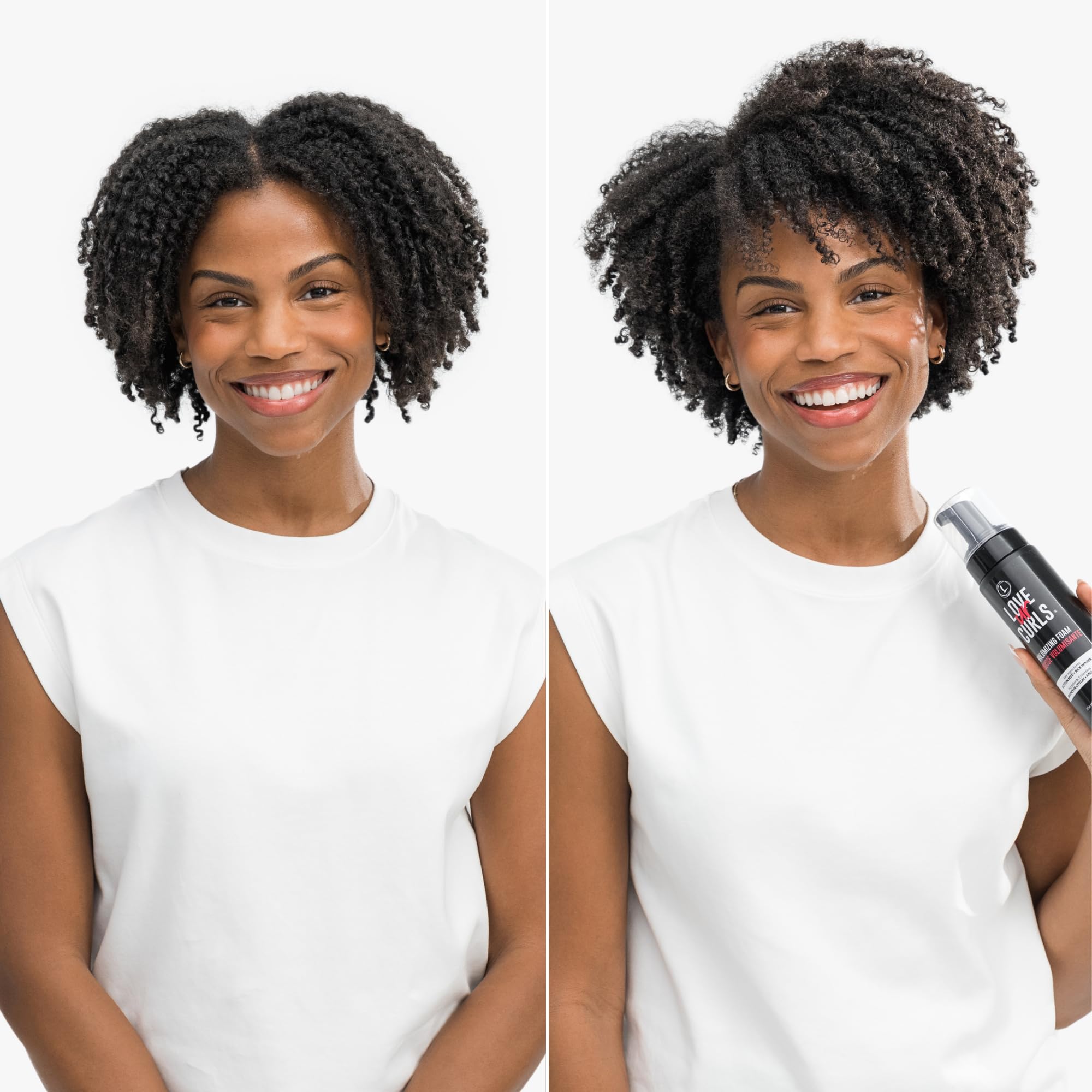 Love Ur Curls Fast-Dry Formula speeds styling sessions.
