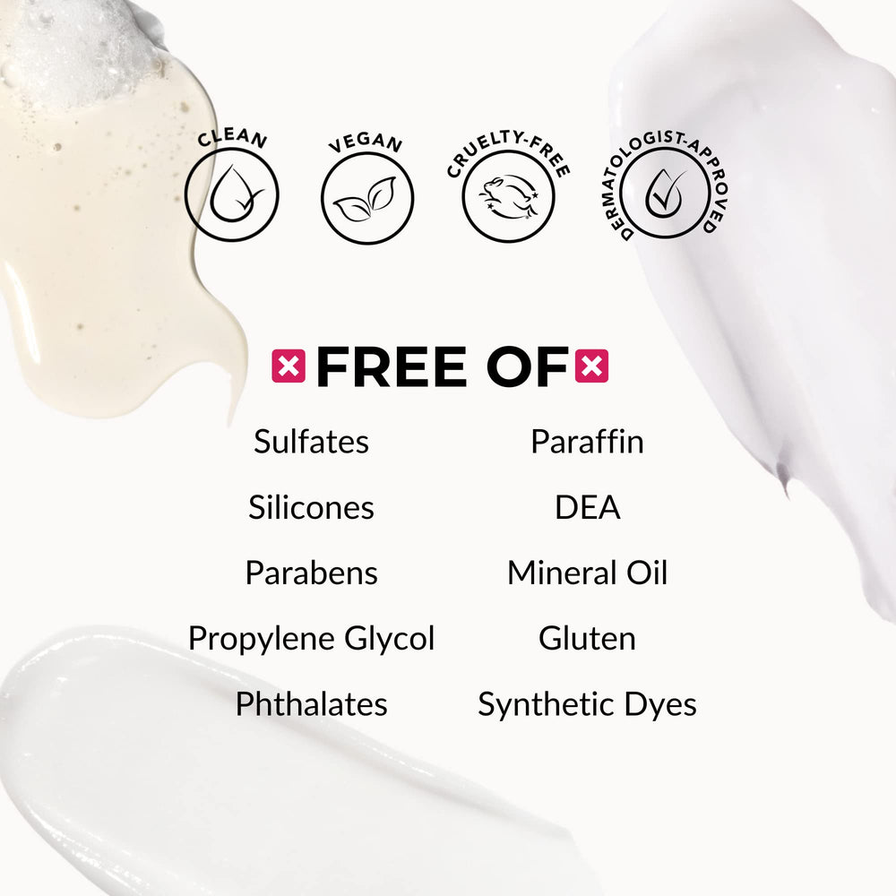 Love Ur Curls fragrance-free conditioner bottle angled for deep hydration and detangling.