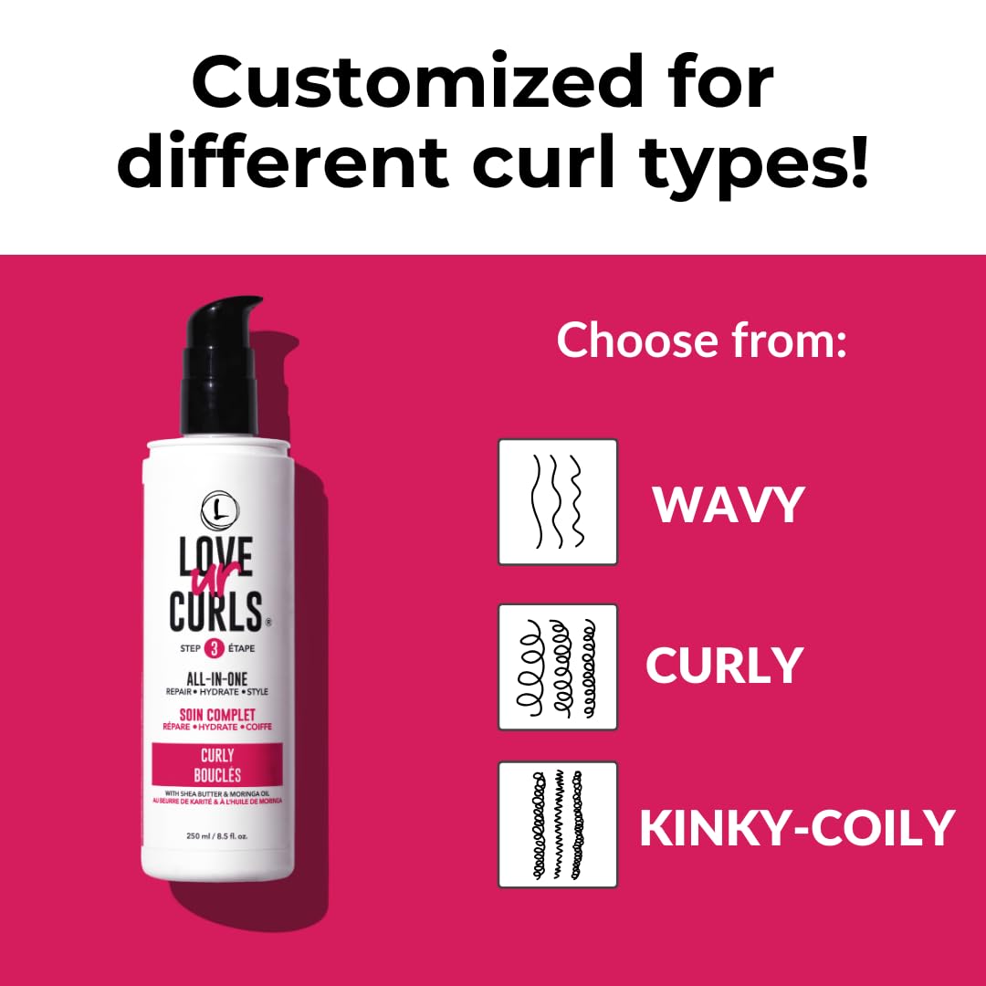 Love Ur Curls glossy curls image showing soft, defined finish.