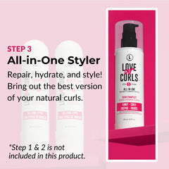 Love Ur Curls kinky-coily definition-ends shows defined curls with no crunch.